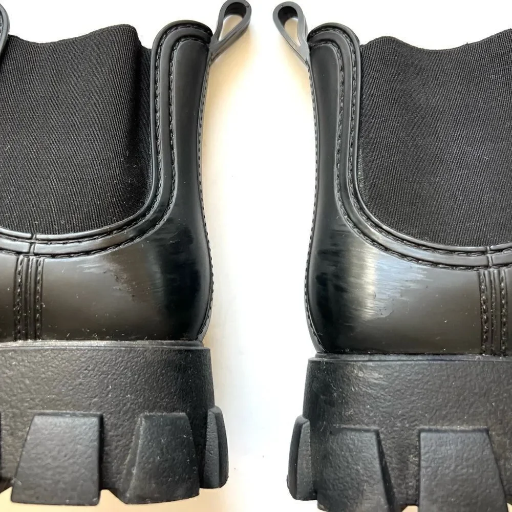 Jeffrey Campbell Chelsea Platform Lug Sole Rain Boots